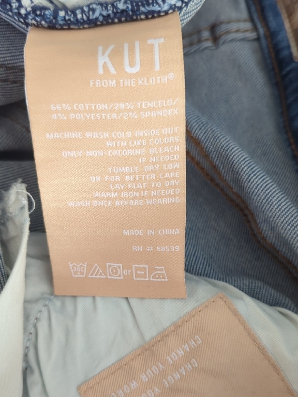 Kut from the Kloth Charlize High Rise Cigarette Leg Jeans Women's Medium Wash NW - Picture 10 of 15